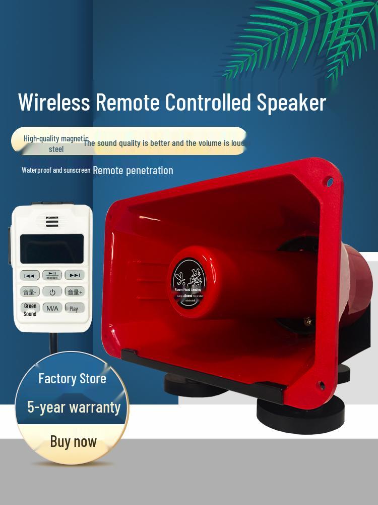 Smart Remote Control Car Roof Speaker with Ceiling Mount for Advertising and High-Pitch Sound Amplification