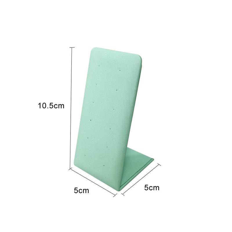 3-color L-shaped 6-Pair Stud Display Stand Earrings Display Prop Jewelry Counter Stud Display Stand