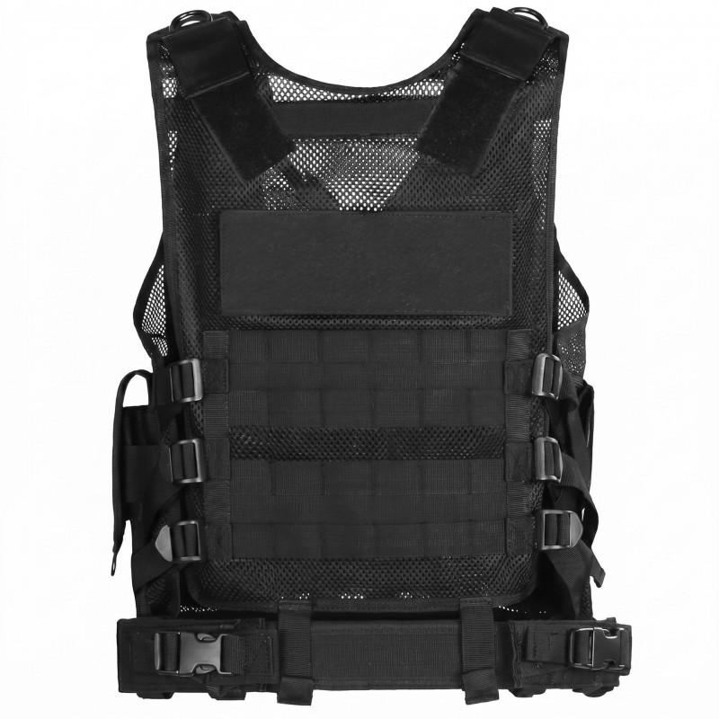 Taktische Weste Herren Damen Outdoor Mehrere Taschen Netz Atmungsaktiv Langlebig Trainingsweste