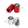 Car Sticker 2025 Hot 4Pcs Metal Car Wheel Tire Valve Caps Covers Auto Accessories For Skoda Octavia Fabia Superb Yeti Rapid Kodi