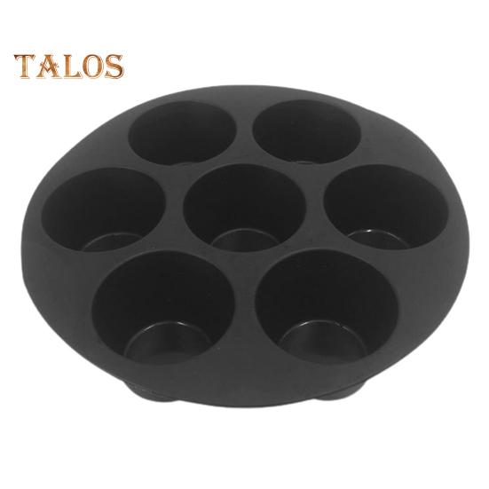 Formă de copt de 6/7/8 inch, 7 cești, Ustensile de copt, reutilizabile, sigure, ciocolată, cești universale pentru prăjituri, gadget de bucătărie