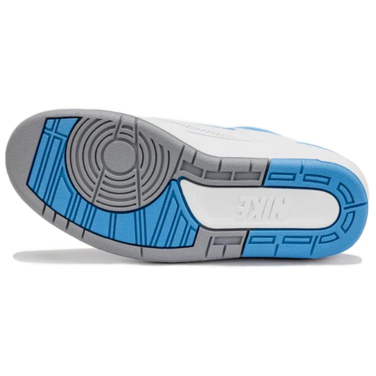 Air Jordan 2 Retro Low GS UNC Kids Sneakers White University-Blue FJ6869-104