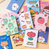4 Stück Süßes Cartoon Notizbuch Set 64K Mini Notizblock für Kinder Schüler Glattes Papier Tragbar Glatte Tinte Tagebuch Schulpreise Und Partygeschenke