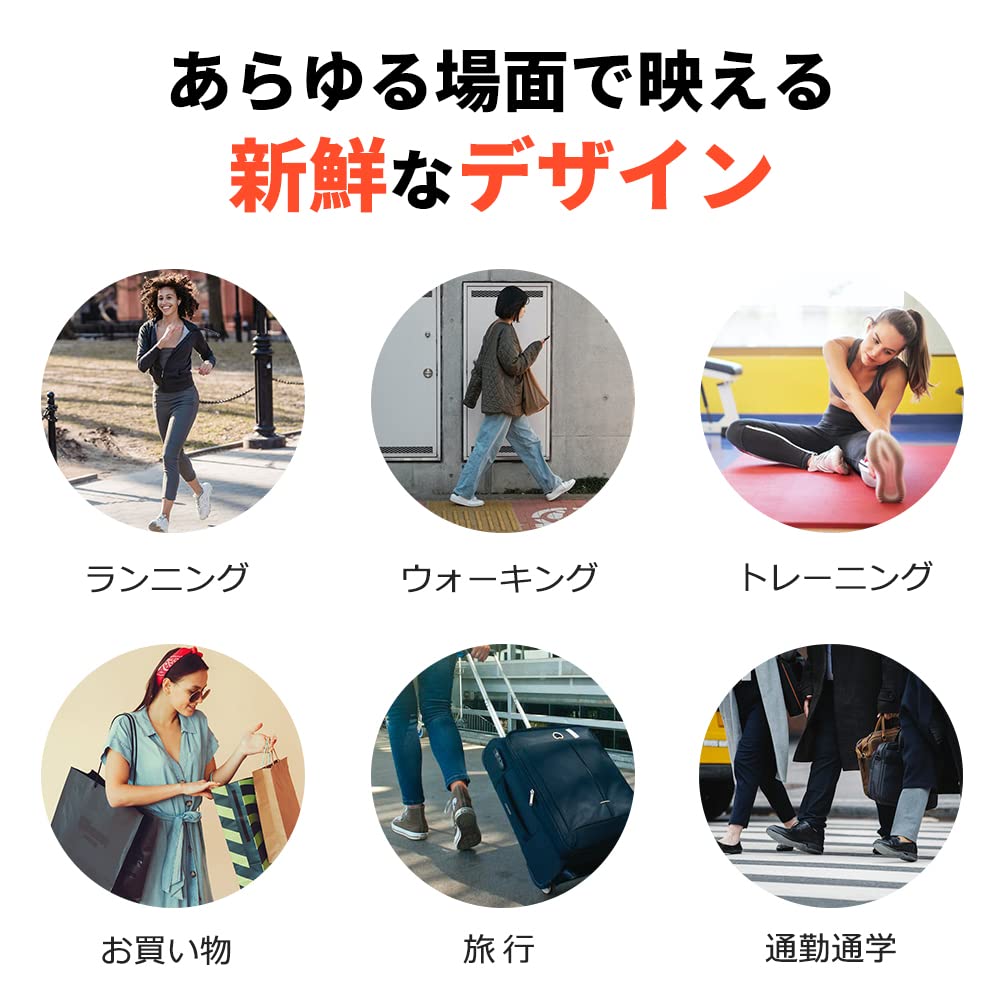 Running Indoor Athletic Gym Walking Fitness Ventilation [PAFHL] Women's Shoes, Sneakers, Shoes, Shoes, Lightweight, Shoes, Shoes, (6621 Black, 24.0cm)