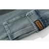 Jeans Wide Leg Washing Pants Men Trousers Neutral Solid Color Loose Casual Korean Fashion Pocket Cargo Pant