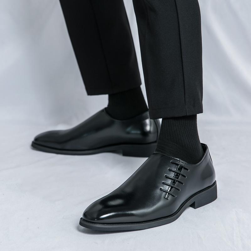 Fashion Luxury designer men's leather shoes Retro gentleman style Fashion party Classic Work Leisure Business Plus Size Slip on New