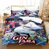 3D Gintama Bedding Set Anime Gintoki Sakata Printed Single Comforter Quilt Duvet Cover Pillow Case 3 Pieces Sets Kids Adult Size