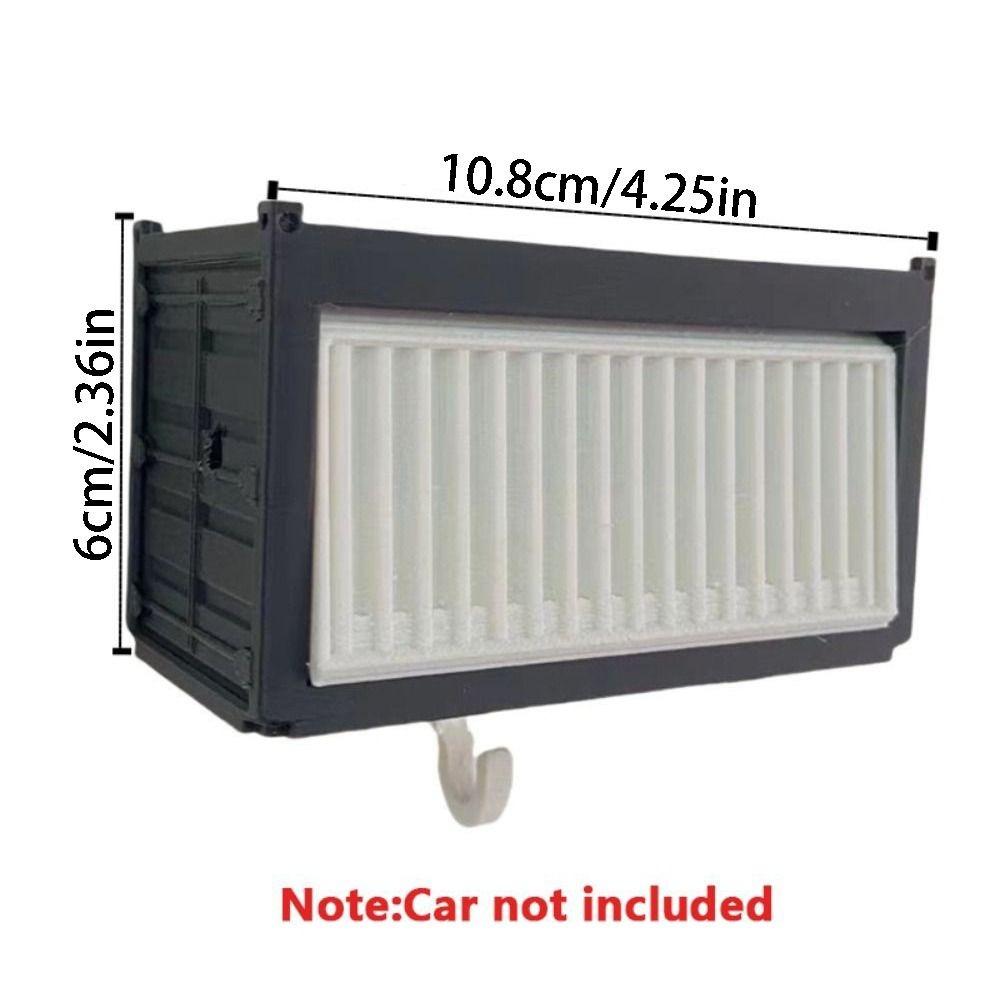 Creative Car Garage Key Holder with Opening Door Multifunctional Wall Mount Key Rack Easy Installation Space-saving