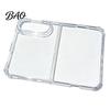Shockproof Phone Case Clear for iPhone-Duo, Folding Cellphone Shock Absorbing Protective Cover, Perfect Fit Mobile Protector Shell Scratch Resistant