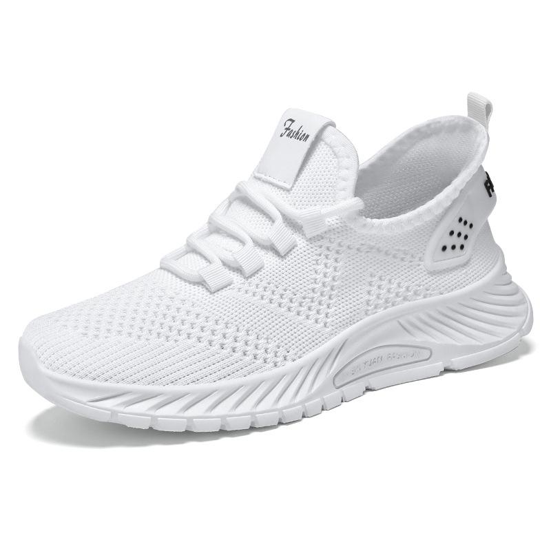Shoes women's summer women's shoes flying woven casual shoes popular factory sports shoes 2025