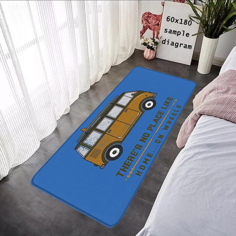 Hallway Entrance Cartpet Camping Camper Rugs Foot Carpets Doormat Floor Mats Non-slip Mat Home Kitchen Room Inside Decoration