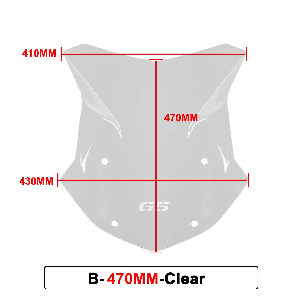 For BMW R1200GS R1250GS LC Adventure GS R1200 R1250 2013-2025 Motorcycle Windscreen Windshield Wind Shield Deflector Protector