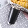 Large Capacity  Thermos Cup 600ml Vacuum Flasks Portable Stainless Steel Thermos Cup Water Bottle Travel Tea Mug Office Thermos Cup