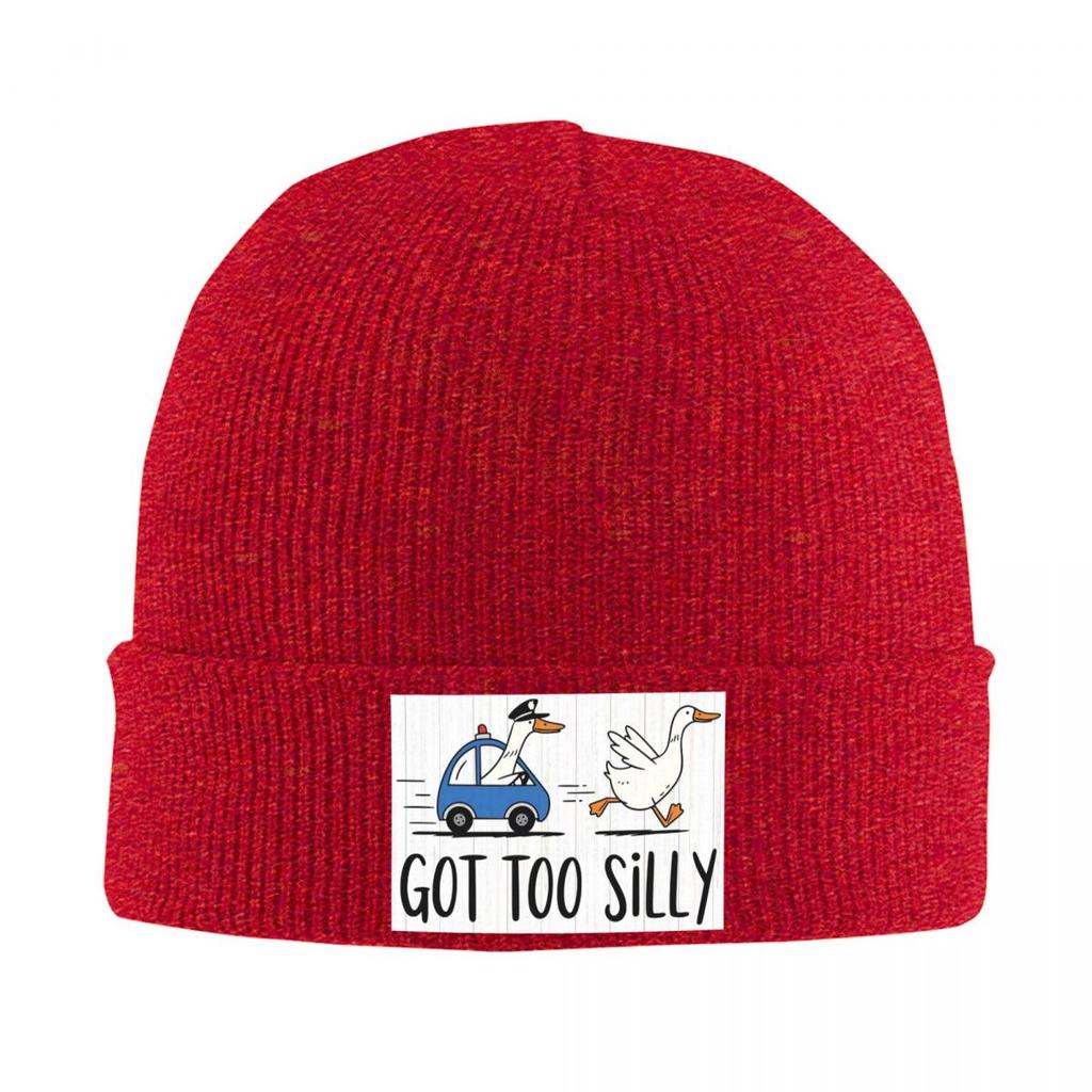 Got Too Silly Goose Funny Warm Knitted Cap Winter Knit Bonnet Hat Skullies Beanies Hip Hop Caps for Unisex