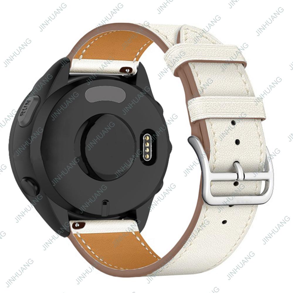 Leather Strap For GARMIN Venu 3 2 SQ2 2plus Luxury WatchBand For Active 6 5  Vivoactive 4 3 Vivomove 3 Paintings Bracelet