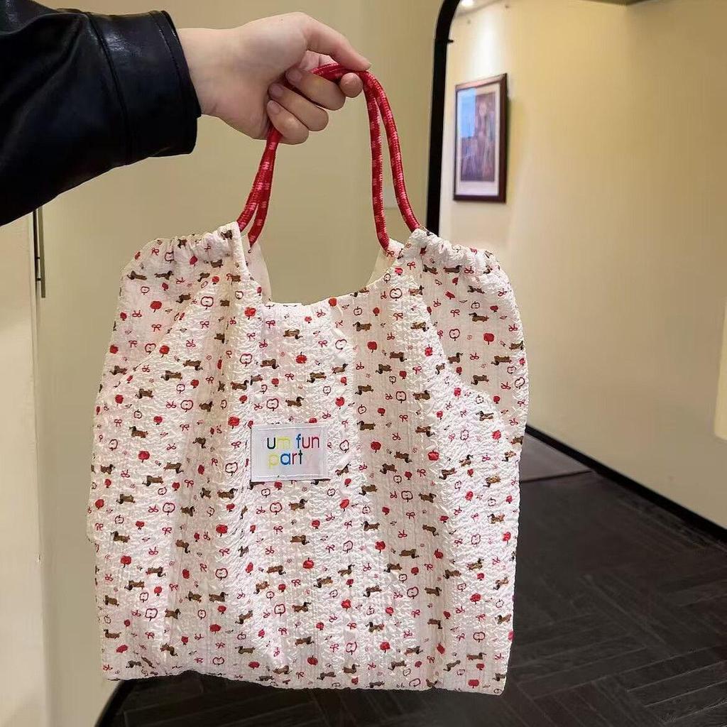 Cartoon-Tragetasche mit großer Kapazität - Koreanischer Stil für den täglichen Weg zur Arbeit