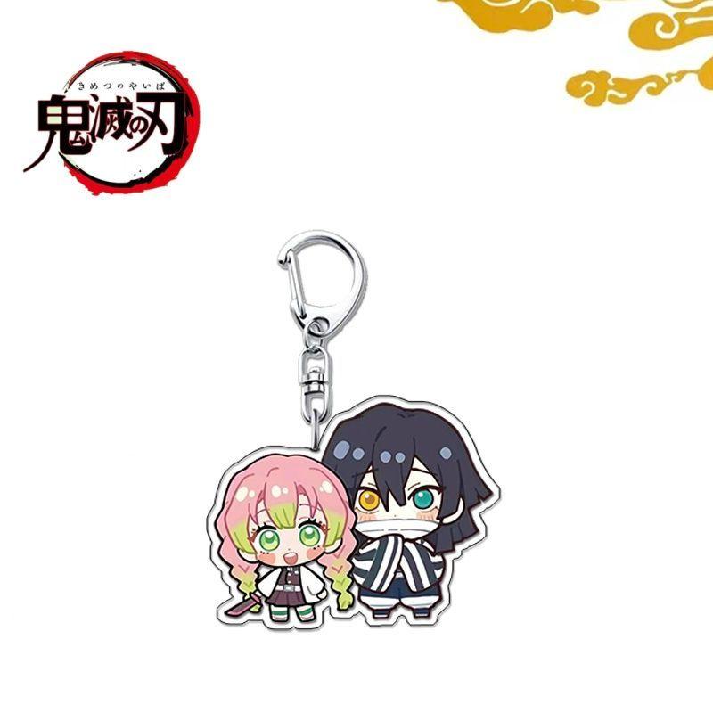 

Cute Demon Slayer Nezuko, Kochou Shinobu, Kamado Tanjiro New Creative Anime Cartoon Pattern Fashion Portable Acrylic Keychain