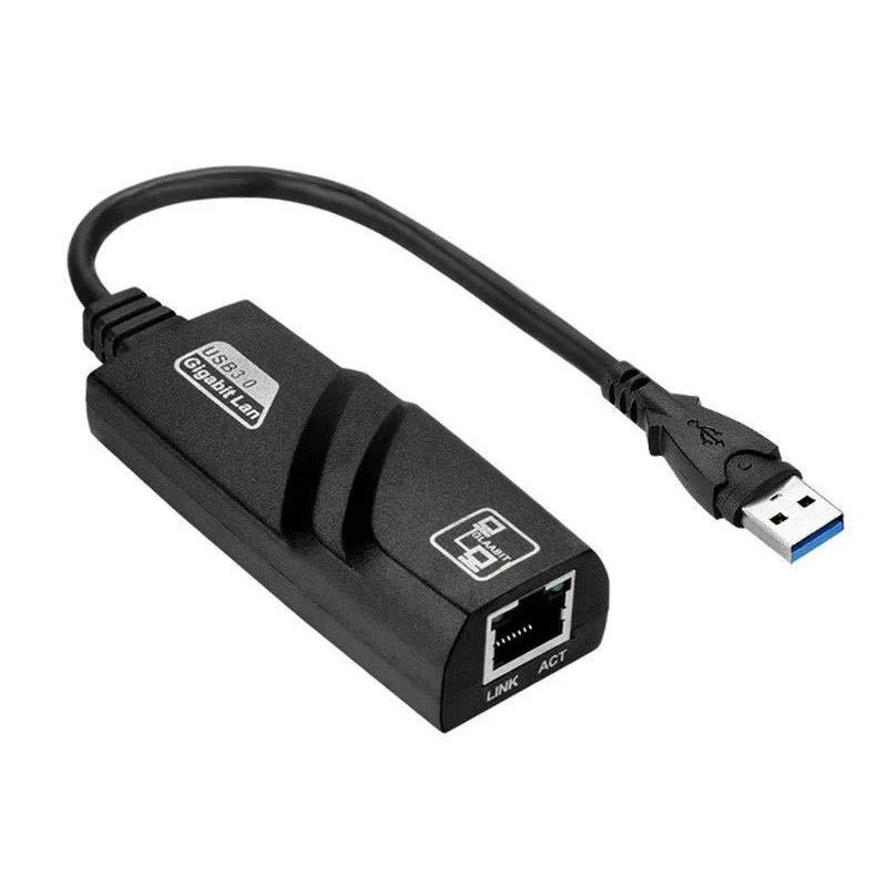 USB Ethernet Adapter Type C USB 3.0 To Gigabit Network Adapter Supports Speeds Up To 10/100/1000 Mbps For Macbook, Mac Pro XPS