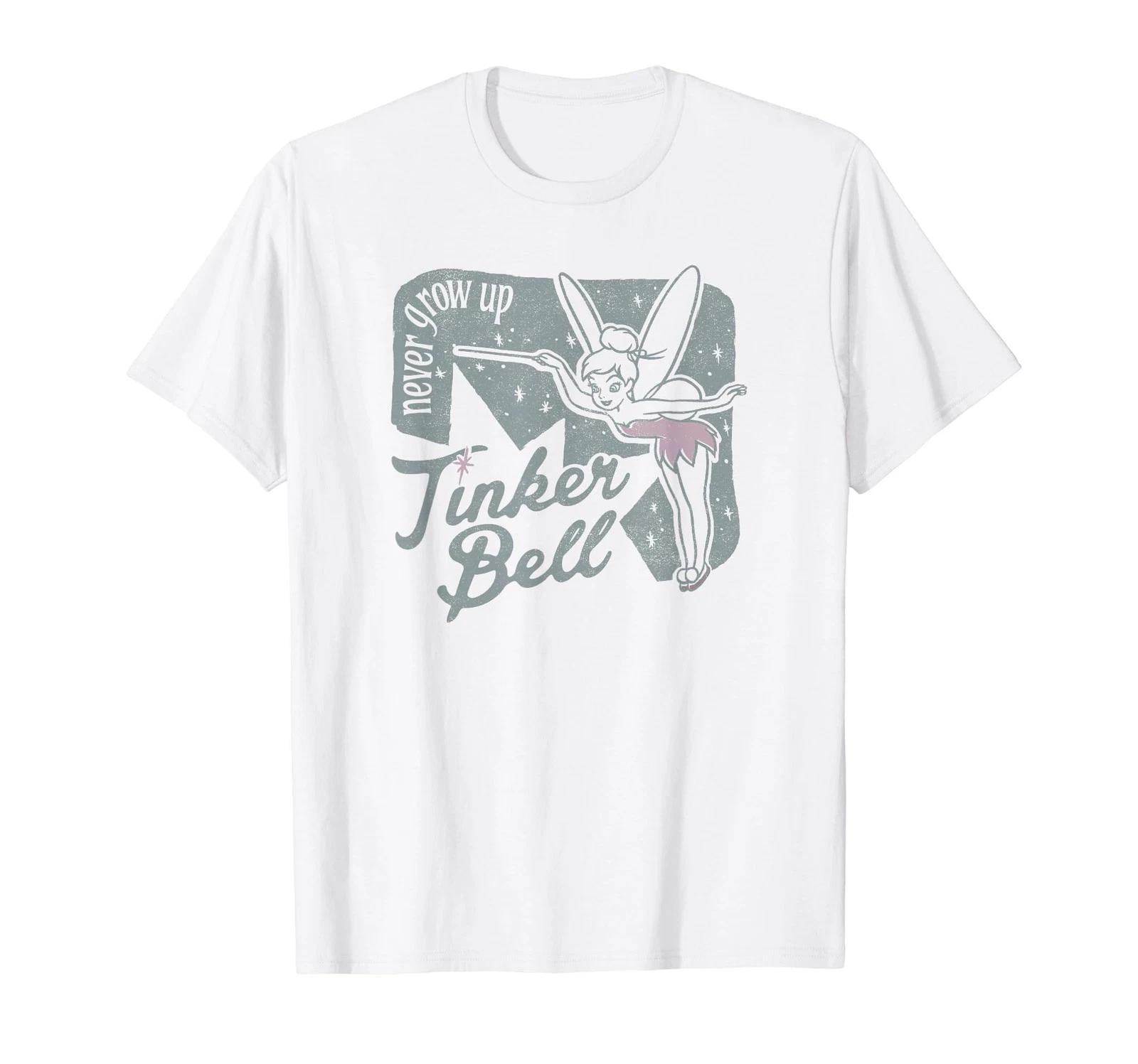 Disney Peter Pan Tinkerbell Never Grow Up Corner T-Shirt_ 3XL