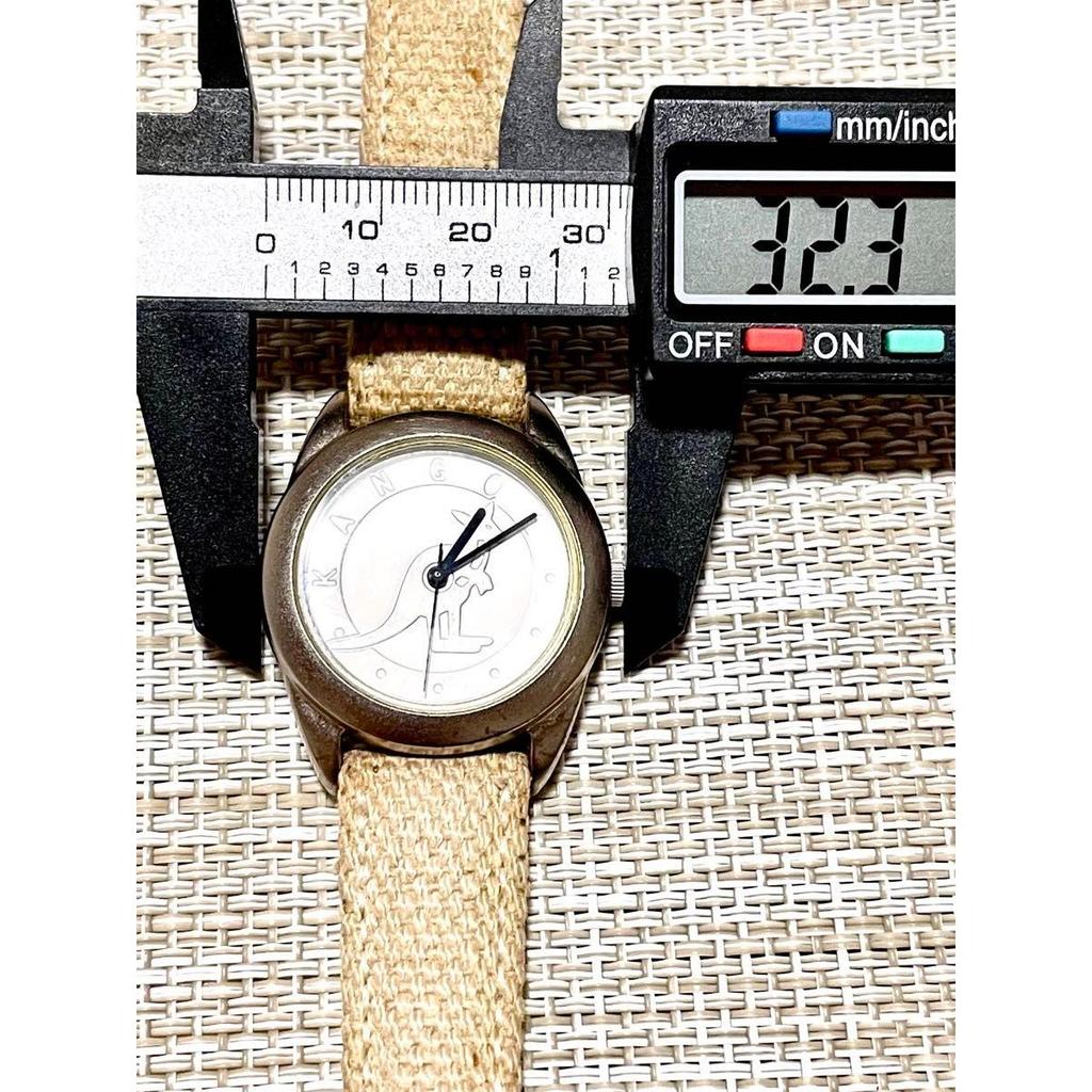 Used [Rare 90's Vintage Excellent Condition/Working] KANGOL x CITIZEN / Made by Citizen / UK / Genuine Linen Belt / Wristwatch