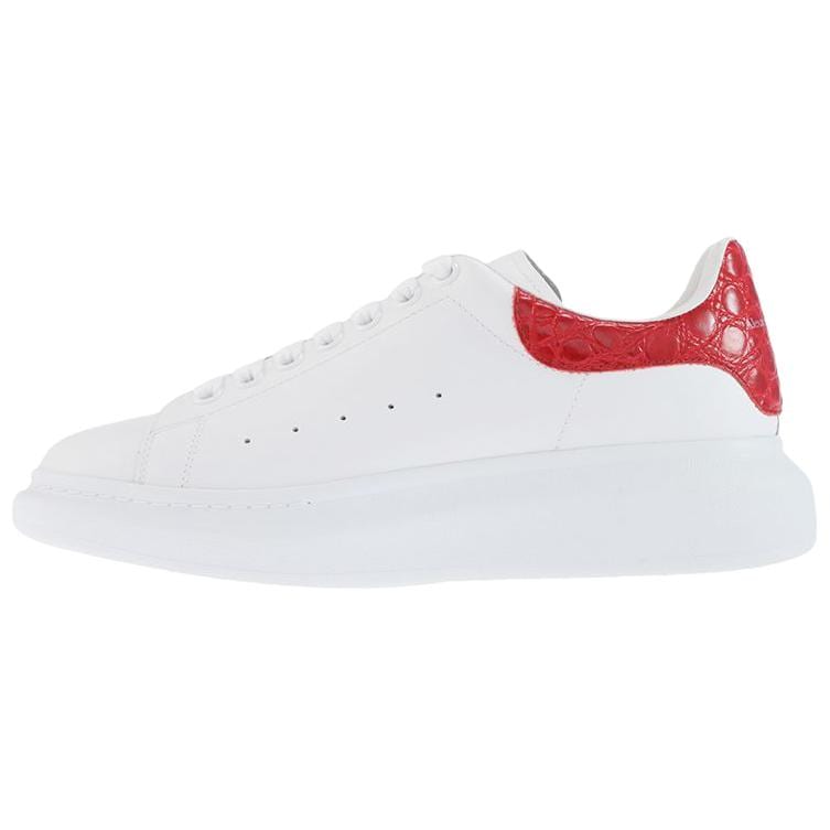Alexander McQueen Oversized Sneaker 'White Red Crocodile' 625162WHYB89676