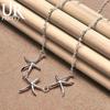 925 Sterling Silver Three-star Necklace Fashion Wedding Jewelry