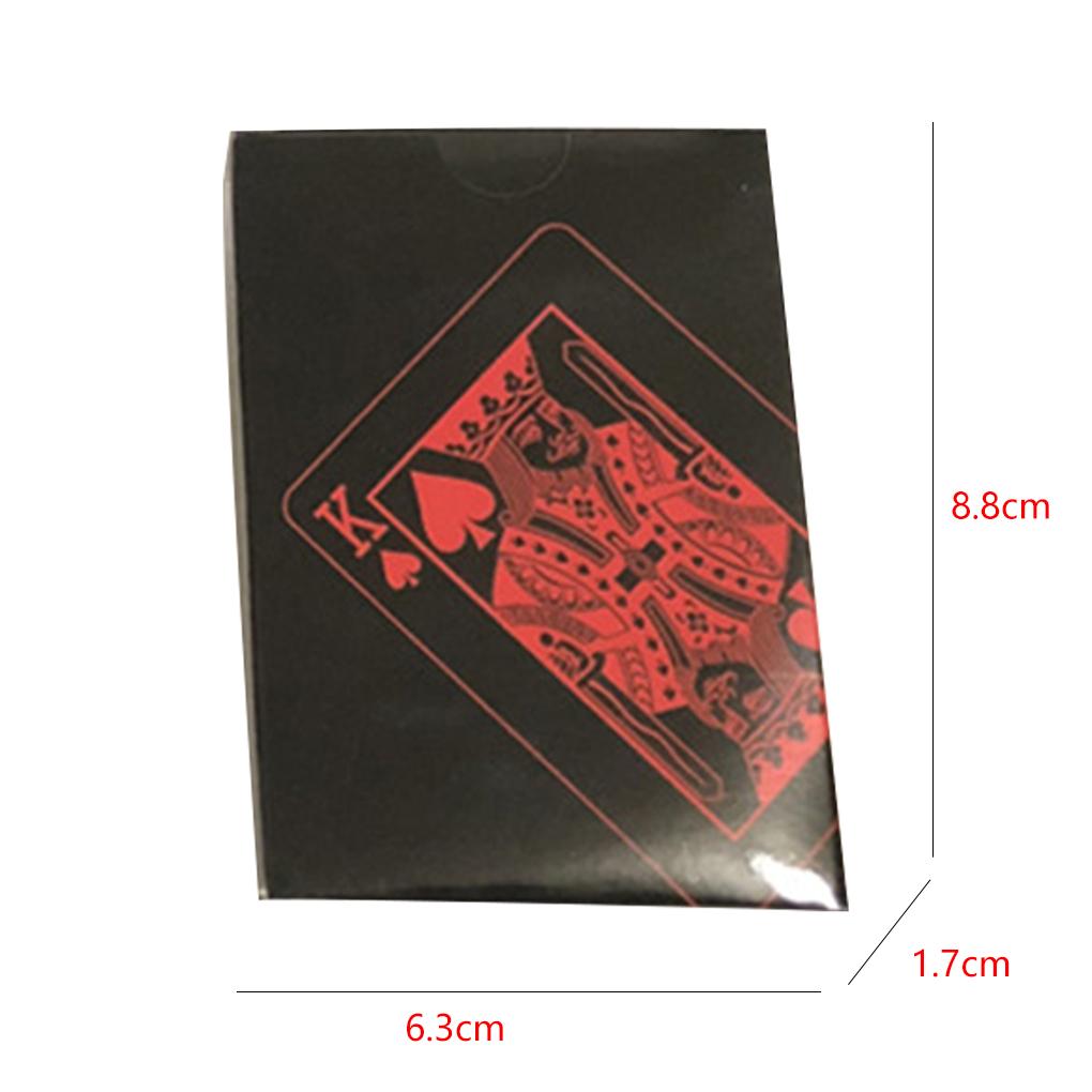 54 pezzi/set Carte da Gioco Impermeabili Gioco da Tavolo Intrattenimento per Feste Standard