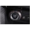 Dark Wood Grain One-Click Startup Frame Cover Trim Fit For Toyota Venza -23