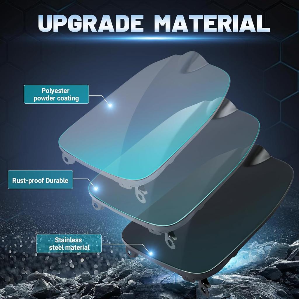 Fuel Filler Lid Fuel Gas Door Cover Compatible with 2016- Toyota Tacoma 5 ft bed Replace 77305-04080