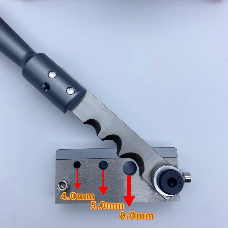 Multi-function Positioning Cutter Professional Wire Positioning Shear Heat Shrink Silicone Tube Guillotine Cutting Knife Tools