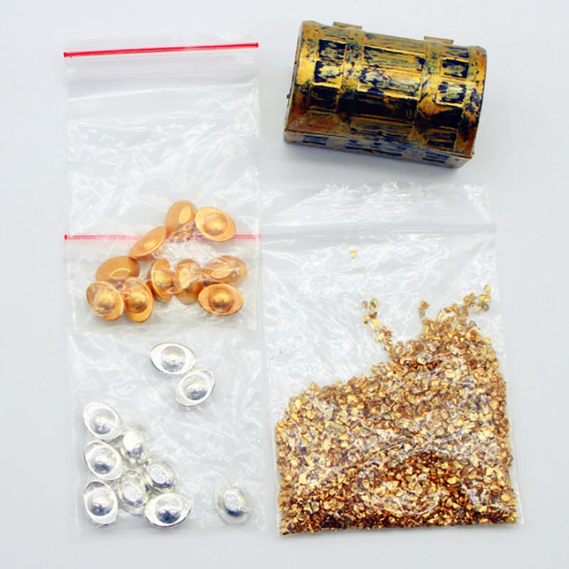 

Мини Сундук с Сокровищами Монета Кукольный Домик Сделай Сам Декоративные Детали