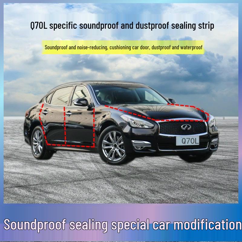 

Infiniti Q70L Door Seal Strip Noise Reducer and Dustproof Accessory Other Models: Four Doors