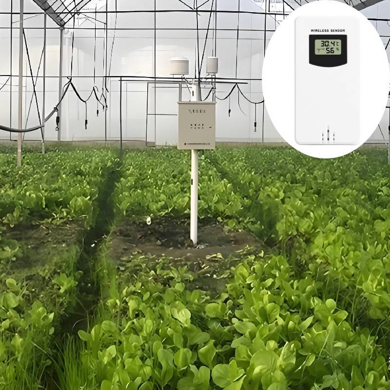Weather Station Wireless Sensor Digital Display Clock For Outdoor Temperature And Humidity Monitoring