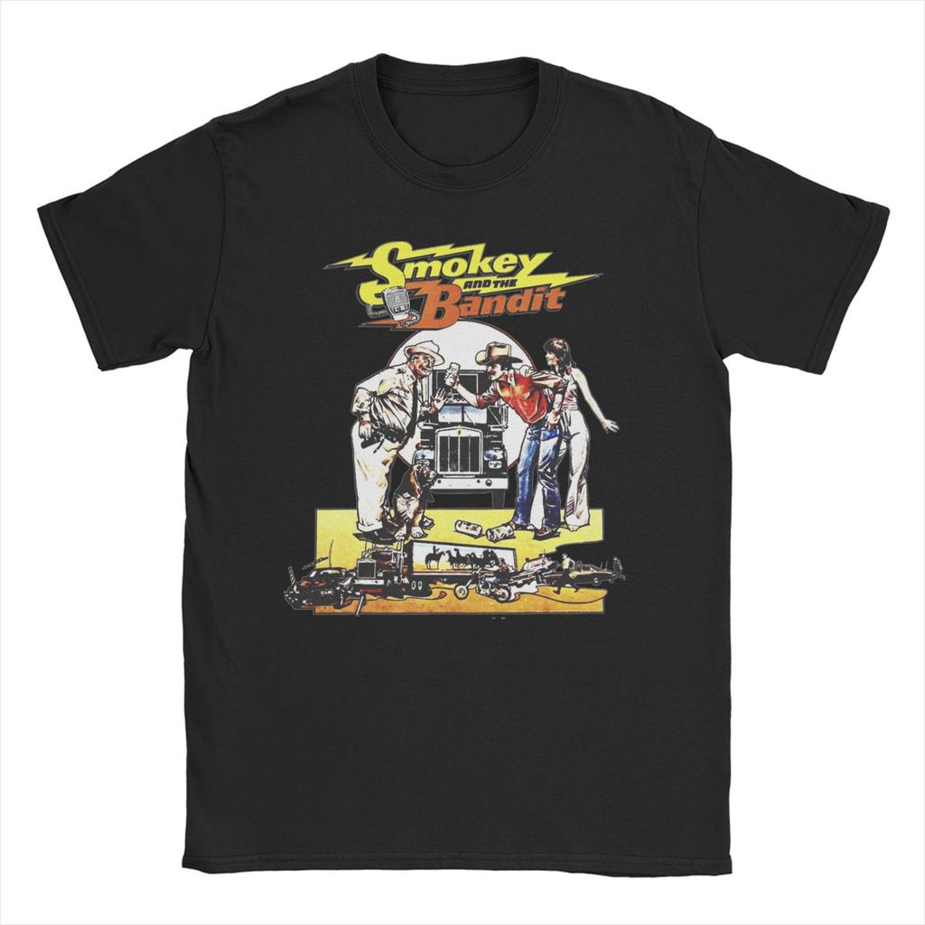Smokey and the Bandit Trans Am Hommage Jerry Reed Burt Reynolds T-shirt pour Unisexe Coton Manches Courtes T-shirt Idée Cadeau Hauts