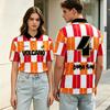 Jungle Volcano Football Polo Shirt Short Sleeve Summer Casual Fashion Tops Graphic Print Shirts Men Women Clothing