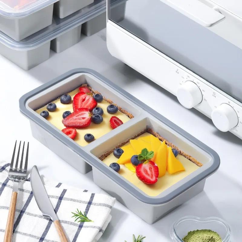 Large Ice Cube Freezer Molds-Soup,Silicone Freezer Tray with Lid Sauce,leftovers,Homemade Meal Prep Freezing Storage Containers