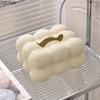 Creative Bubble Ceramic Tissue Boxes Cotton Candy Shape Porcelain Paper Towel Case Coffee Table Desktop Tissue Box Modern Decor