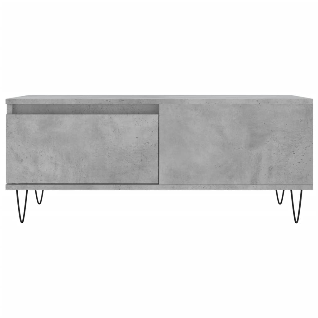  Coffee Table, Concrete Grey, 90x50x36.5 Cm