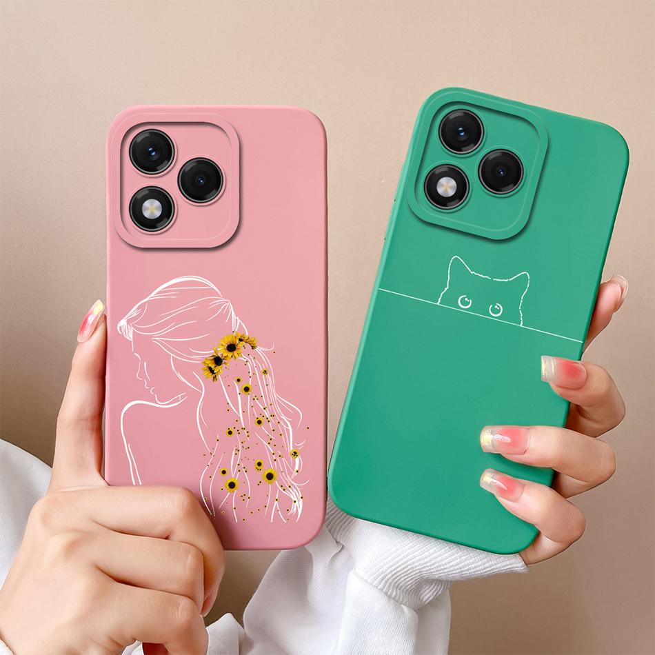 For Honor 400 Lite Case Butterfly Heart Soft Liquid Silicone Full Protection Anti Drop Phone Back Cover For Honor 400Lite Funda
