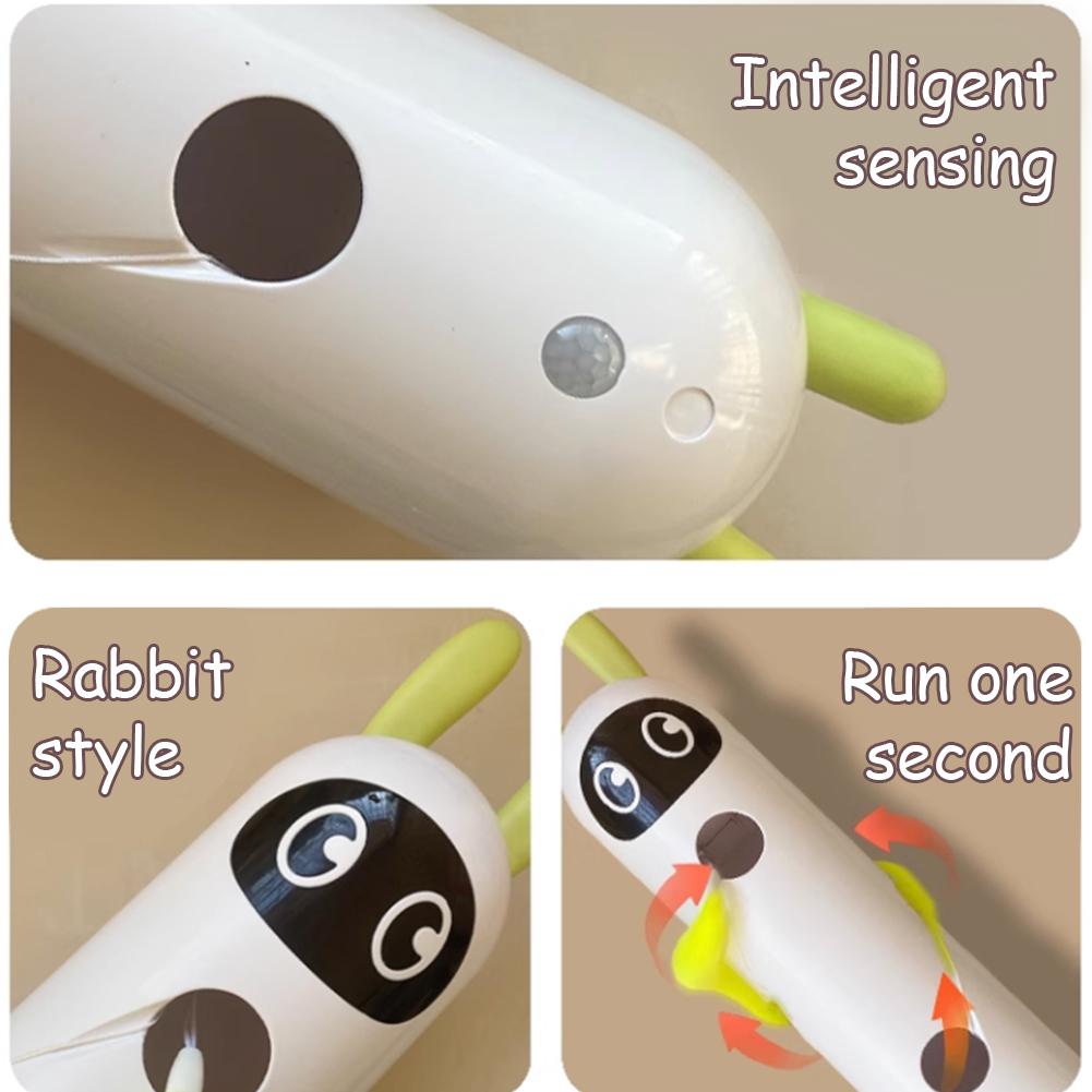 Intelligent Interactive Cat Stick with Feather Prey Tail Suitable for Automatic Swing Mobile wake-up Intelligent Sensing Cat Toy
