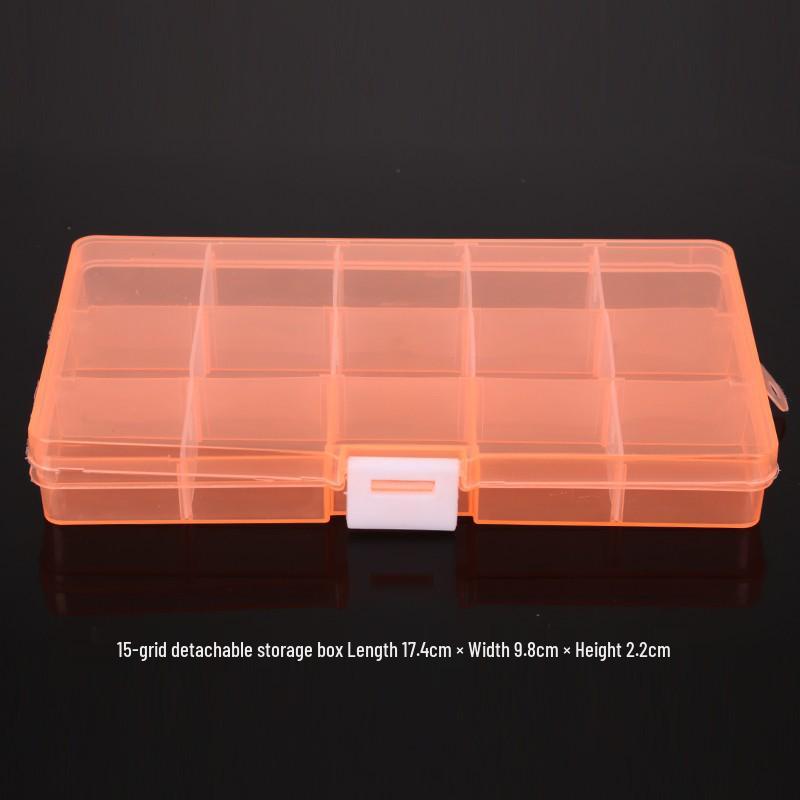 Multi-Size Transparent DIY Jewelry Storage Box Set