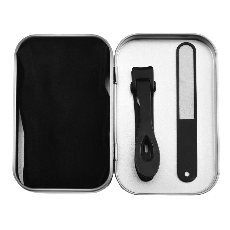 Anti-Splash Stainless Steel Large Nail Clipper Set for Thick Toenails