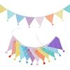 Nordic Cotton Tassel Triangle Bunting for Weddings, Photos, and Kindergartens