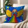 Anime Angel Pattern cushion cover For Pillow Printing Sofa Decoration Home Car Room Coffee Shop Office Nordic Simplicity