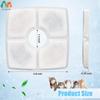 ATUBAN Pet Fountain Filter Set,Filtration System Replacement Cat Water Fountain Filters for Square 84oz/2.5L Automatic Fountain