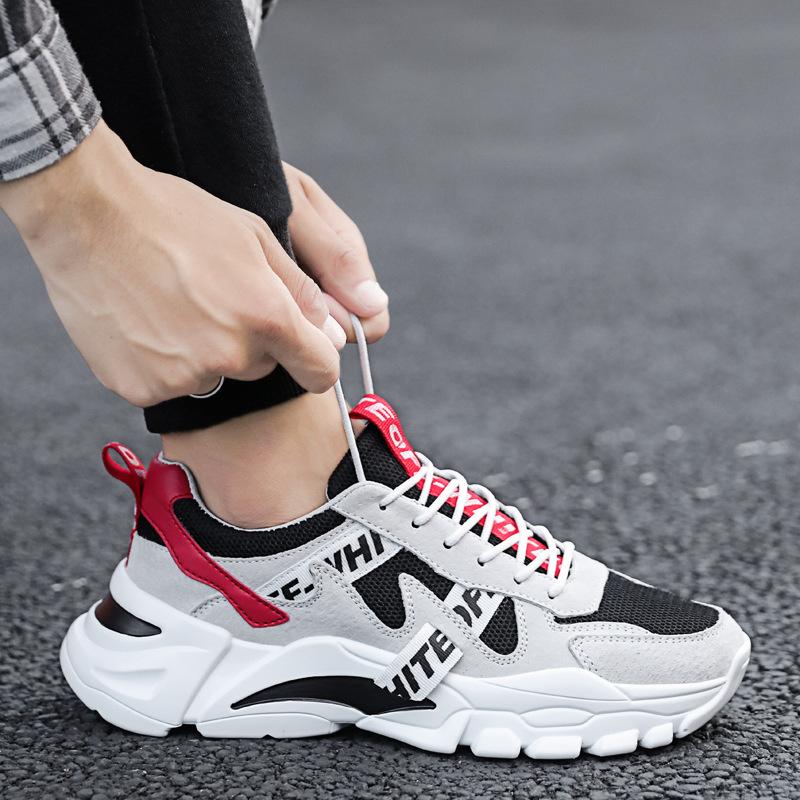 2025 New Trend Sports Casual Board Shoes Versatile Summer Breathable Mesh Running Dad Trendy Shoes