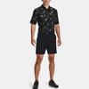 Under Armour Iso-Chill Golf Short Sleeve Polo Shirt Men tops Black 1366249-001