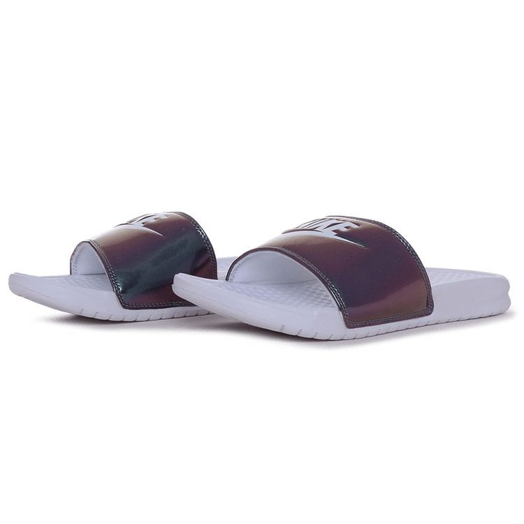 Nike Durable One-Strap Sandals Women Footwear White Black 618919-107