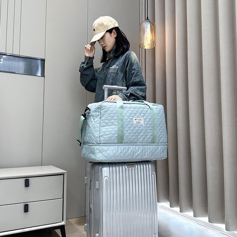 Large Capacity Travel Bag with Wet/Dry Separation for Business Trips, Sports, and Yoga