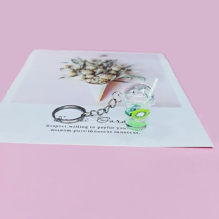 Small BobaMilk Tea Cup Key Chains Cute Bubble Tea Keychain KawaiiCar Keyring